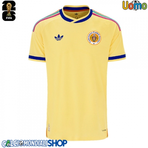Maglie da calcio Curaçao Seconda Maglia Mondiali 2026  Manica Corta